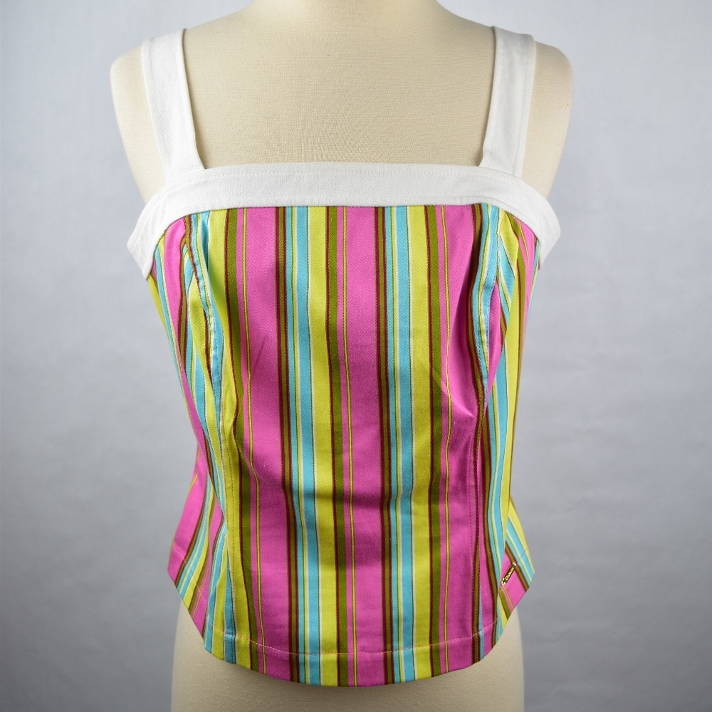 St John Sport Blouse Size Small Shell Crop Top New